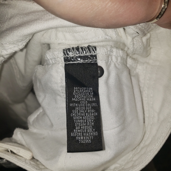 Nicole by Nicole Miller mid rise white denim bootcut jean  sz 12 - Picture 4 of 7